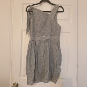 Cynthia Rowley asymmetrical neck dress